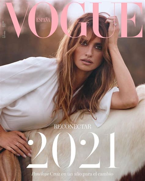 Penélope Cruz for Vogue Magazine España January Vogue spain Penelope cruz Vogue magazine