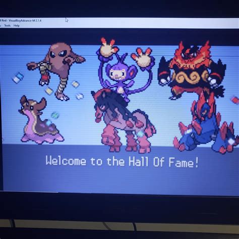 Hall of Fame Pokemon Radical Red. No ev training. No max IV. : r