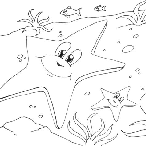 You only need to sit back and watch or probably give them a lesson or two about. Starfish Colouring Picture