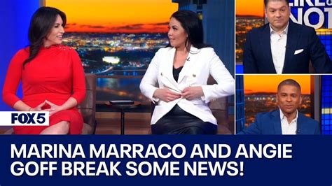 Fox 5 Dcs Marina Marraco And Angie Goff Break Some Personal News Youtube