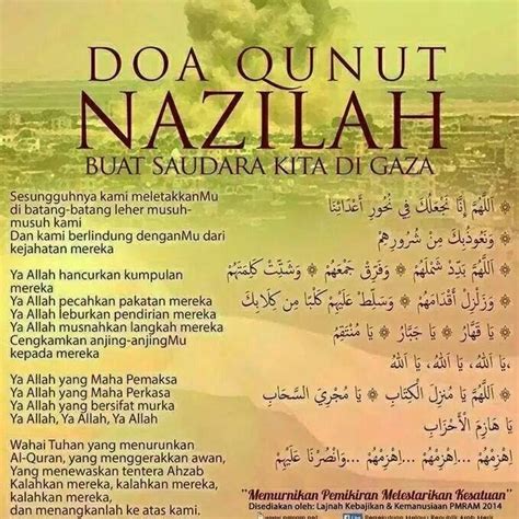 Bacaan Doa Qunut Nazilah Lengkap Tulisan Arab Latin Daftar Pustaka Riset