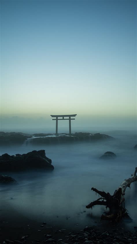 Landscape Anime Asia Torii Hd Wallpaper Rare Gallery