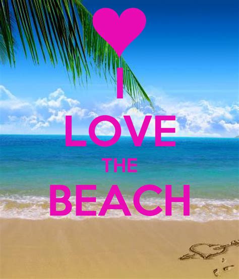 i love the beach poster elena keep calm o matic