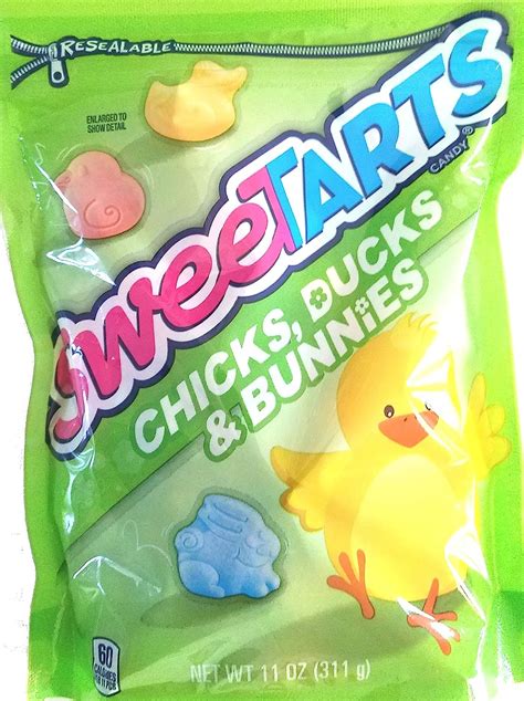 Sweet Tarts 1 Bag Easter Chicks Ducks And Sweettart Candy Bunnies 11 Oz 311 G