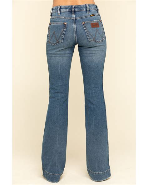 Wrangler Retro Womens Vintage Medium Shelby Trouser Jeans Boot Barn