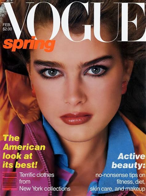 Brooke Shields By Richard Avedon For Us Vogue February 1980