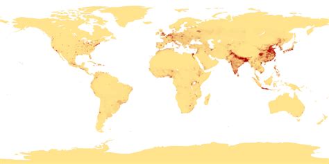 World Population Density — Cool Infographics