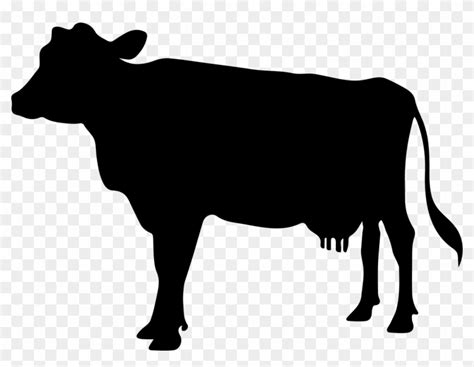 Cow Png Animal Silhouettes Png Free Transparent Png Clipart Images