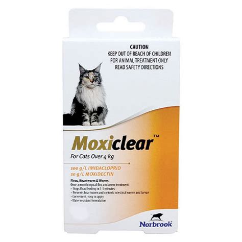 Buy Moxiclear For Large Cats Over 4 Kg Orange Free Shipping