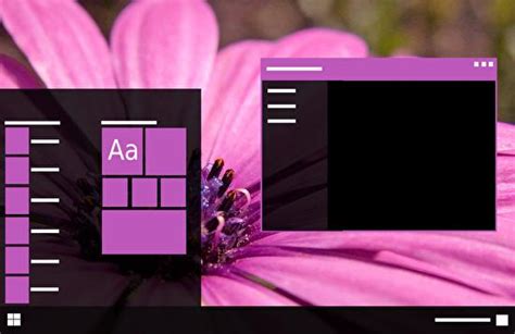 Pink Windows 10 Theme Darklight Mode