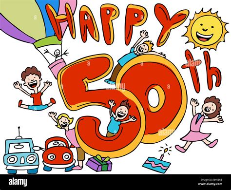 Animated 50th Birthday Clip Art