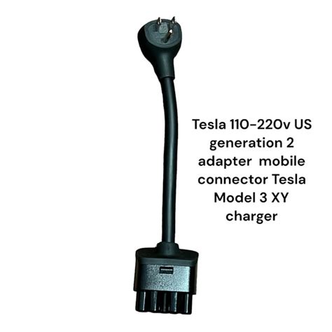Tesla Other Tesla 1 220v Us Adapter Plug For Gen2 Mobile Connector