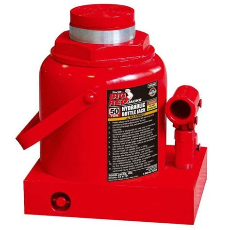 Bottle Jack 50 Ton Large Base Supports Up To 100000 Lbs Heavy Duty