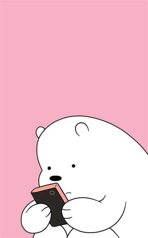 Check out our ice bear selection for the very best in unique or custom, handmade pieces from our stuffed animals & plushies shops. | We bare bears wallpapers, Bear wallpaper, Ice bear we bare bears