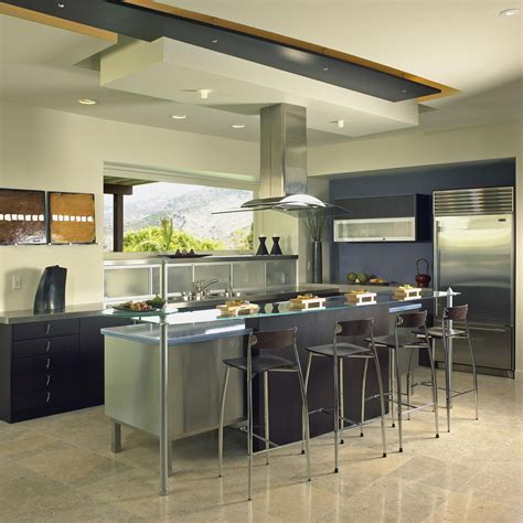 Minimalist Interior Design For Open Kitchen Open Contemporary Kitchen