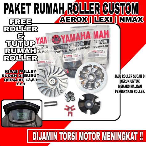 Jual Promo Pulley Cvt Rumah Roller Lexi 125 Aerox 155 Nmax 15 Modifikasi Pulley Custom Nmax