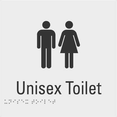 Unisex Toilet Signlink Signs