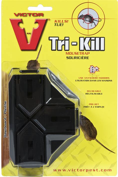 Kill Mice Quickly And Humanely With New Tri Kill Mouse Trap From Victor®