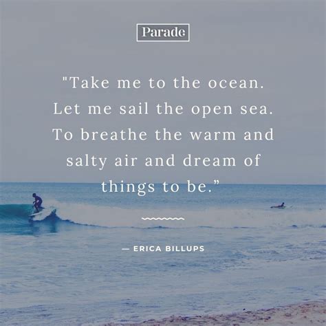 Ocean Quotes About The Sea Water And Waves Parade