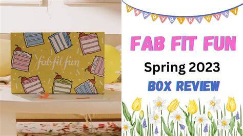Fab Fit Fun Spring 2023 Full Box Review Get Ready To Customize Youtube