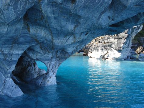 The Wondeful Marble Cathedral Located In Patagonia Chile