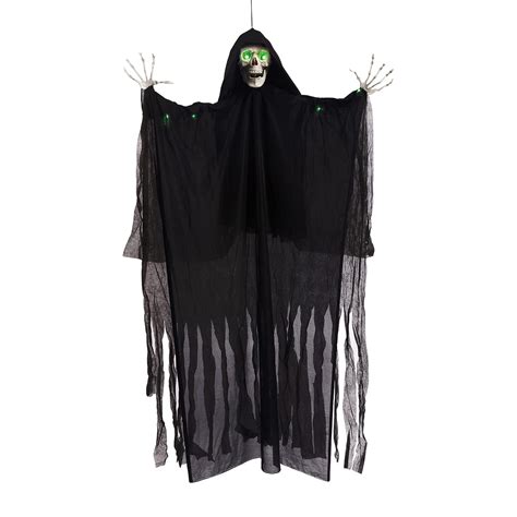 Buy Wbhome Halloween Animated Prop 6ft Life Size Hanging Grim Reaper
