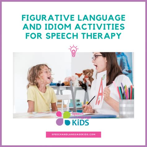 Idiom Figurative Language Speech Therapy Activities