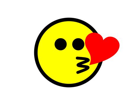 Emoji Beijo Ícone Imagens Grátis No Pixabay