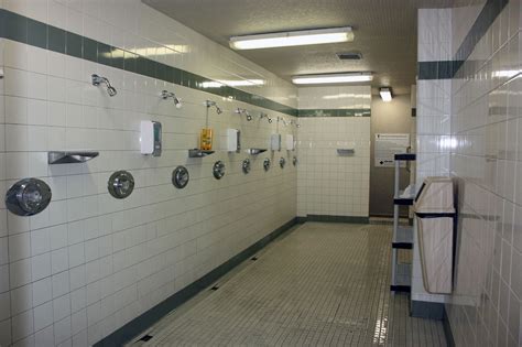Open Shower Appreciation — Mens Shower Room At The Ymca Saskatoon In