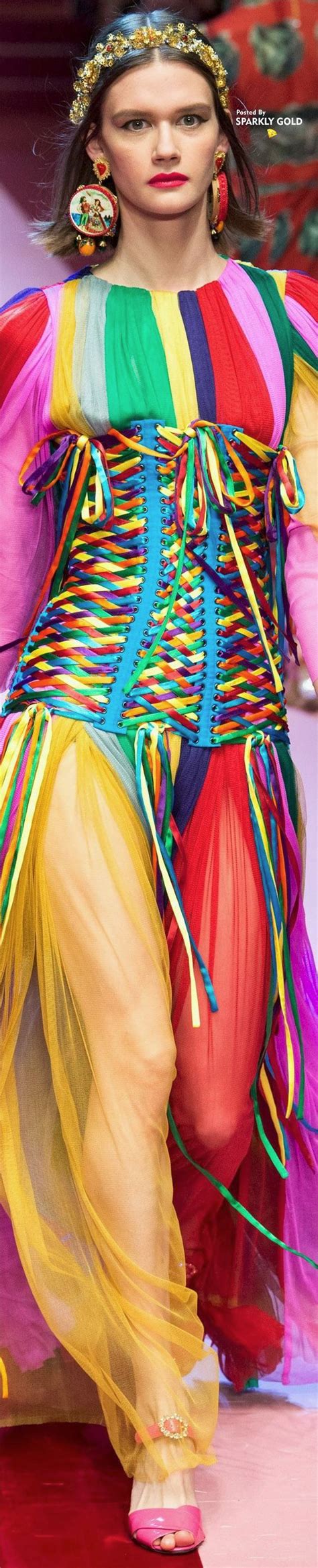 Rainbow Fashion Colorful Fashion Bold Fashion High Fashion Women S