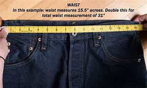 Measurement Chart Glenn 39 S Jeans Glenn 39 S Denim