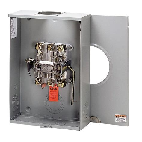 Eaton 200-Amp Overhead/Underground Meter Socket-UTH5213TCH - The Home Depot