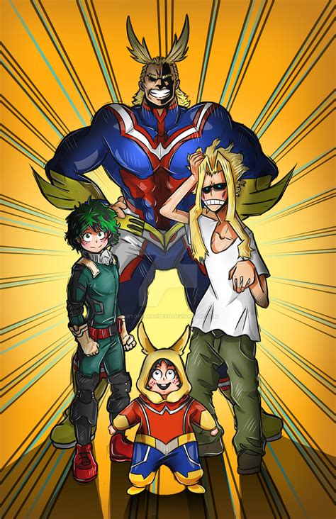 Transitions Of Deku And All Might By Artofsarahbeth On Deviantart