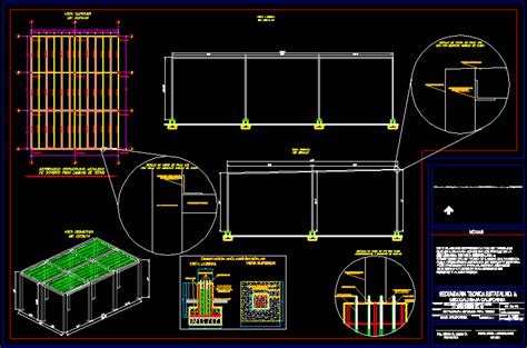 Structure Of Sheet Metal Roof DWG Detail For AutoCAD Designs CAD