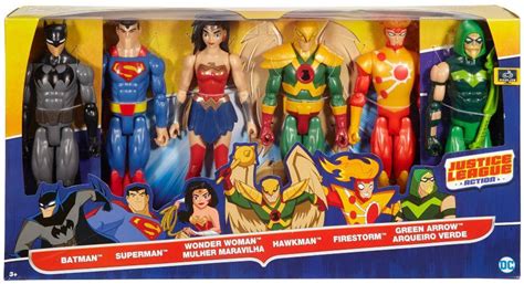 Dc Comics Justice League 6 Pack 12 Inch Action Figure Team Pack