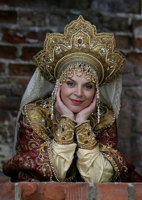 Russian Costume Russian Traditional Dress Traditional Dresses Russian Beauty Russian Fashion