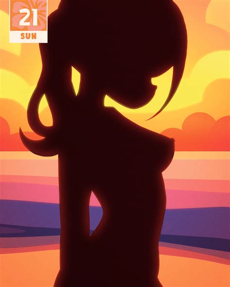 Rule 34 Beach Boobs Louistrations Shadow Summer Sunset Tagme Tits