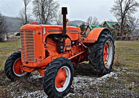 Vintage Case Tractor Hdr Photograph By Lisa Telquist Fine Art America