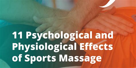 11 Psychological And Physiological Effects Of Sports Massage