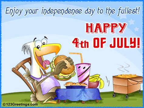 Enjoy Fourth Of July Free Happy Fourth Of July Ecards Greeting Cards
