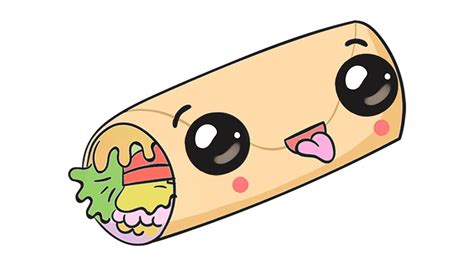 Cómo Dibujar Un Burrito Kawaii Youtube