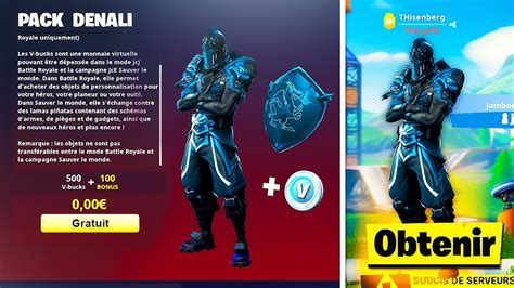 Le Nouveau Starter Pack Pack De Skin Avec 500 V Bucks Offert DÉvoilÉ