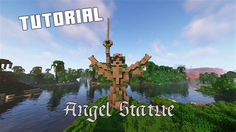 How To Build An Angel Statue Minecraft Tutorial Youtube