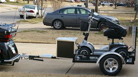 Happy Freedom Trailer Customer Sent Photos Of His Trike And Scooter