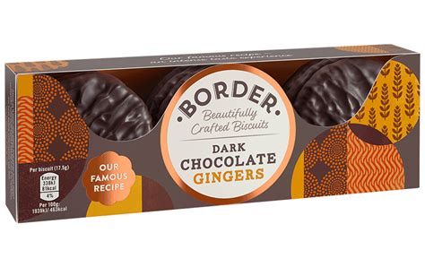 Border Dark Chocolate Ginger 150g 14 Count Uk Pacific Distribution
