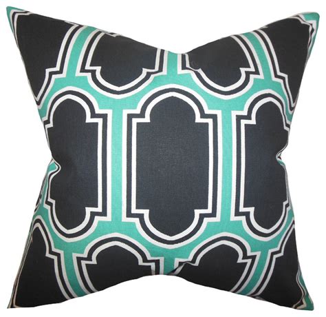 kasiani geometric bedding sham jade contemporary pillowcases and shams by the pillow
