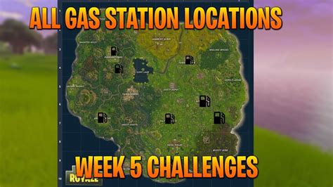 Fortnite Gas Station Locations All 7 Gas Station Locations In