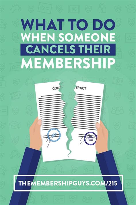 What To Do And What To Avoid When Someone Cancels Their Membership