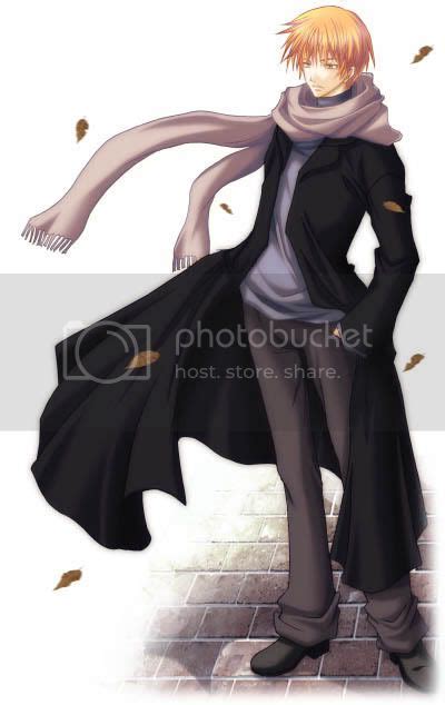 Pin by rachel tennyson on clothing casual handsome anime anime. AnimeRedheadTrenchcoatGuy.jpg Photo by Omium | Photobucket