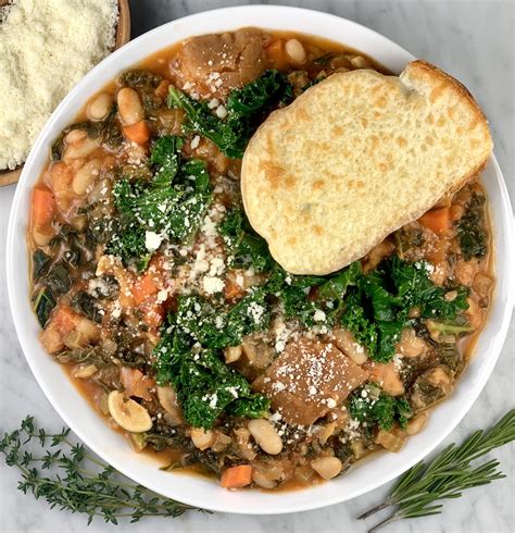 Tuscan Ribollita with Imported Provolone Toast - I Love Imported Cheese